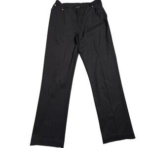 NWT Company Ellen Tracy Black Dress Casual Pants Size 14‎ Women's